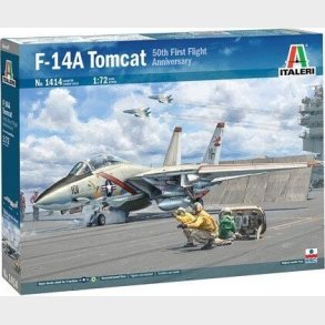 Italeri - F-14a Tomcat Fly Byggest - 1:72 - 1414