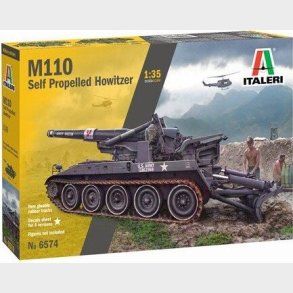 Italeri - M110 Tank Byggest - 1:35 - 6574