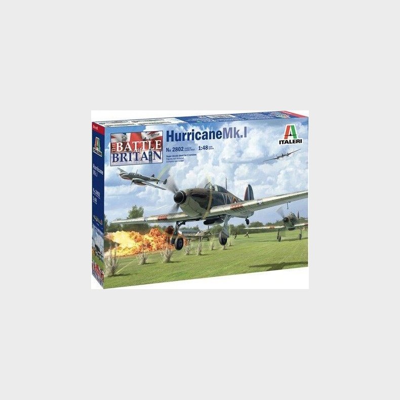 Italeri - Hurricane Mk.i Model Fly Byggest - 1:48 - 2802