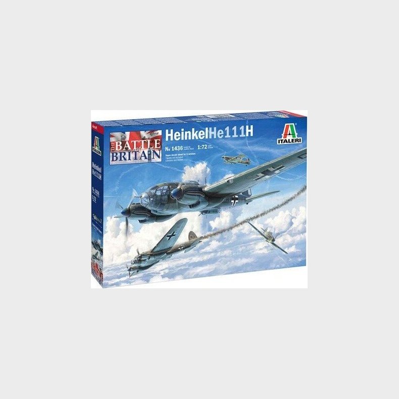 Italeri - 1:72 Heinkel He 111h - Battle Of Britain 80th - 1436s