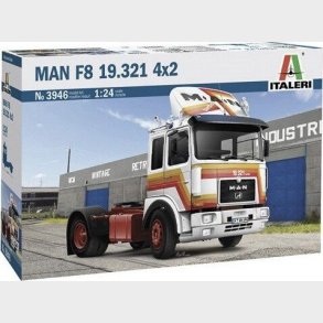 Italeri - Man F8 Lastbil Byggest - 1:24 - 3946
