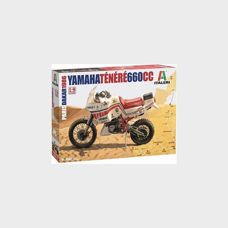 Italeri - Yamaha T&eacute;n&eacute;r&eacute; 660 Cc Motorcykel Byggest - 1:9 - 4642