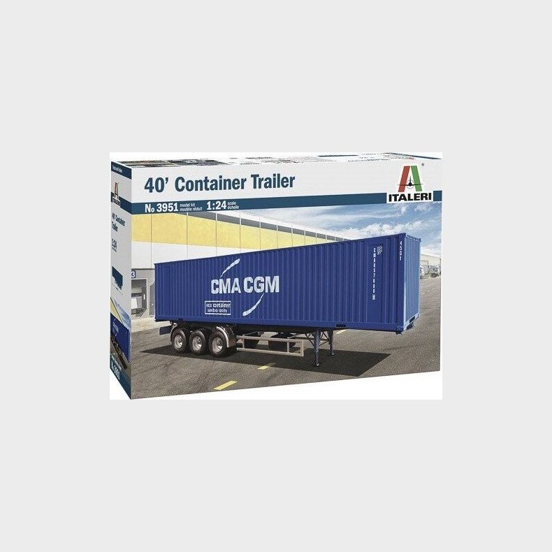 Italeri - 40' Container Trailer Byggest - 1:24 - 3951