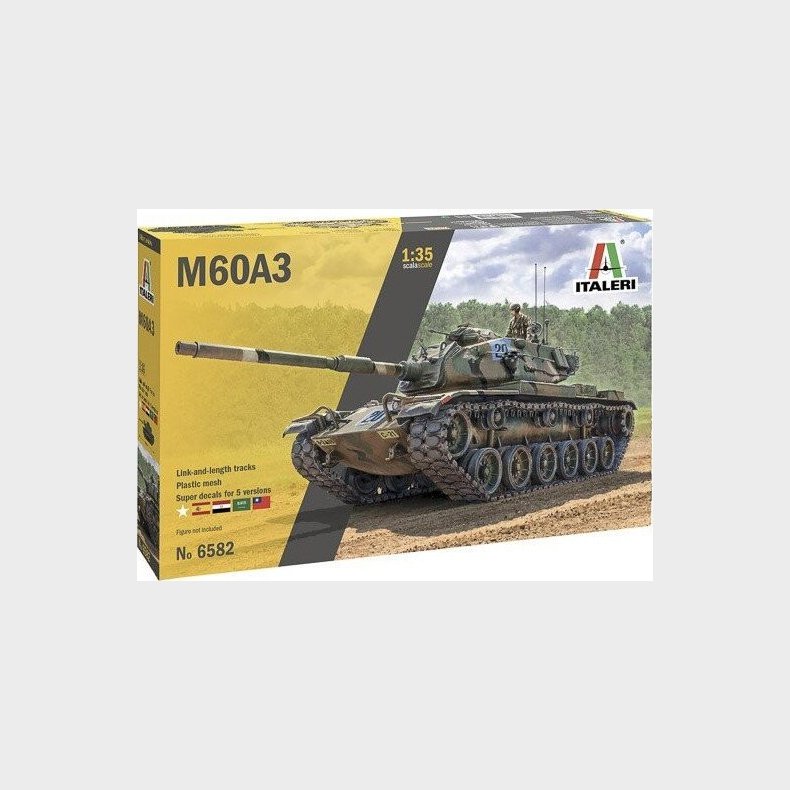 Italeri - M60a3 Tank Byggest - 1:35 - 6582