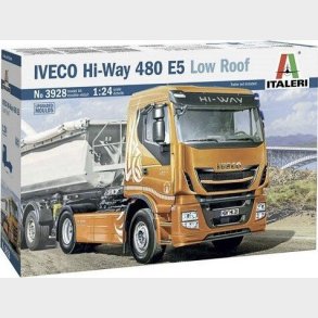 Italeri - Iveco Hi-way Lastbil Byggest - 1:24 - 3928