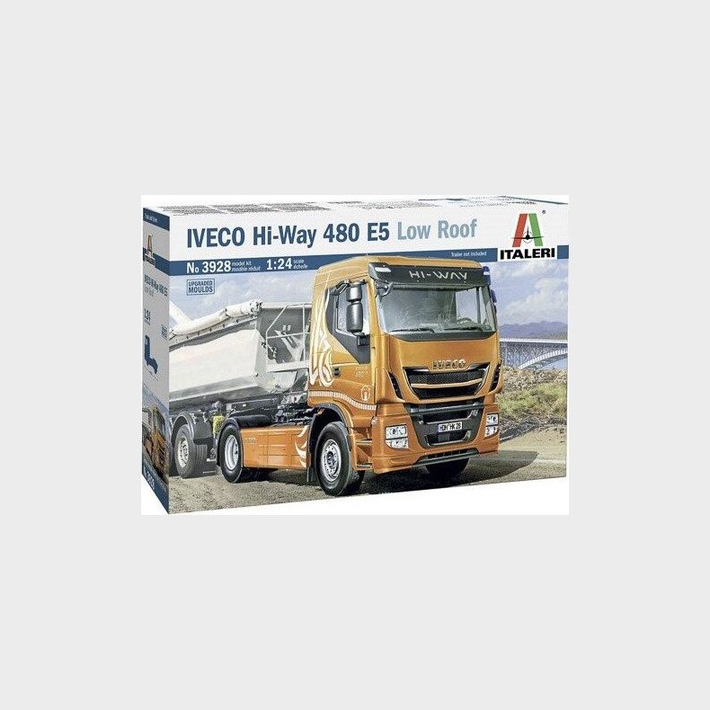 Italeri - Iveco Hi-way Lastbil Byggest - 1:24 - 3928