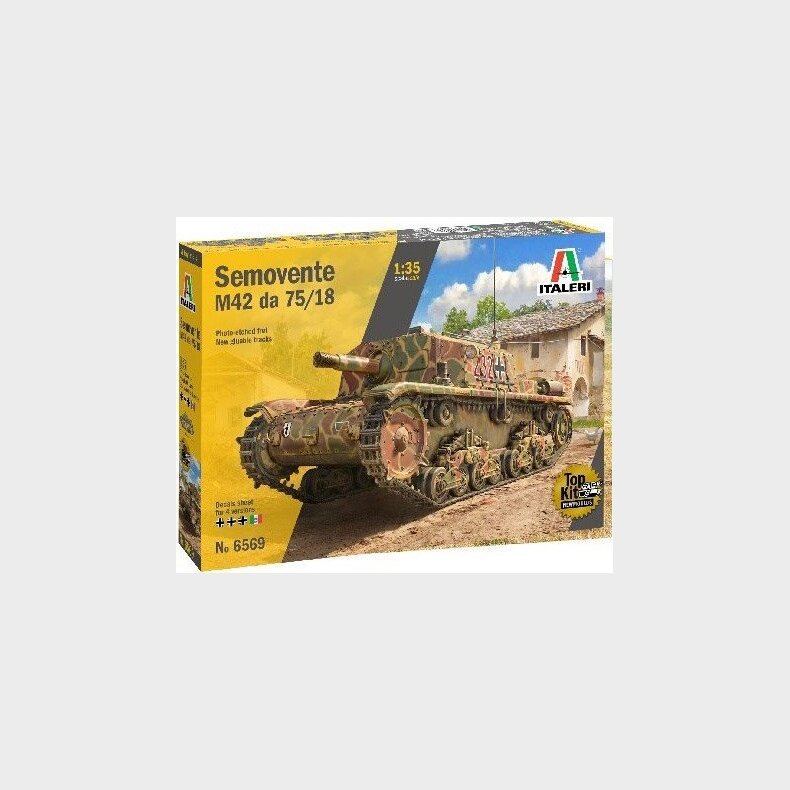 Italeri - Semovente M42 75/18 Tank Byggest - 1:35 - 6569