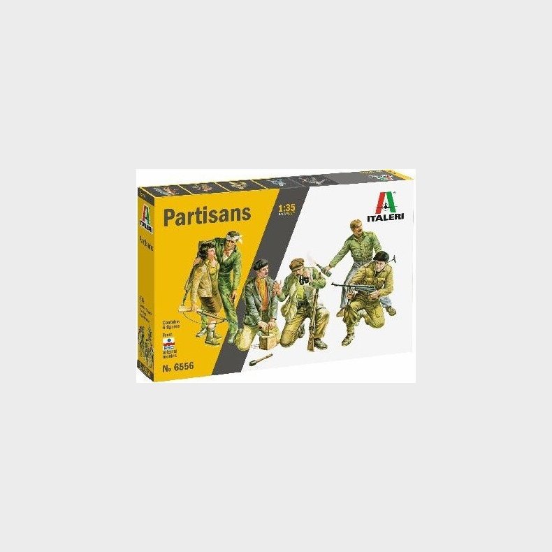 Italeri - Partisans Figurer - 1:35 - 6556