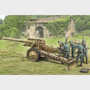 Italeri - Field Howitzer Artillery + Field Gun - 1:72 - 7082