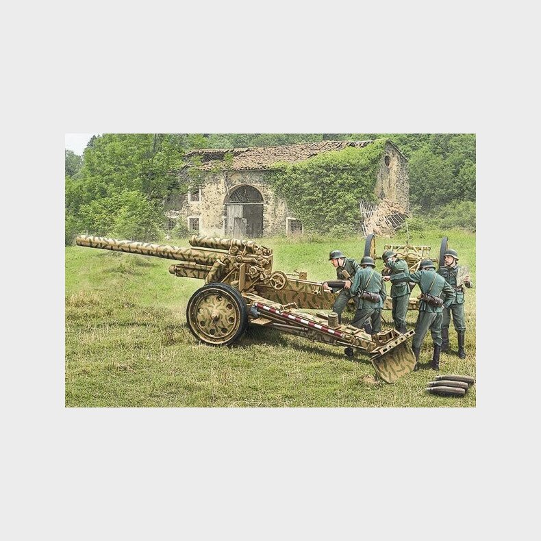 Italeri - Field Howitzer Artillery + Field Gun - 1:72 - 7082