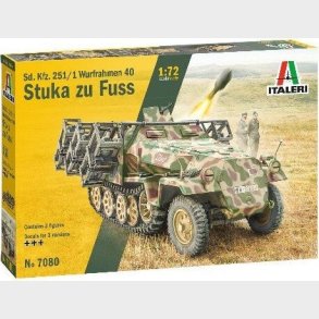 Italeri - Stuka Zu Fuss Tank Byggest - 1:72 - 7080
