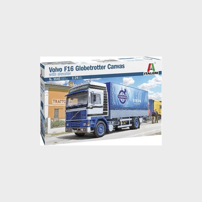 Italeri - Volvo F16 Globetrotter Lastbil Byggest - 1:24 - 3945