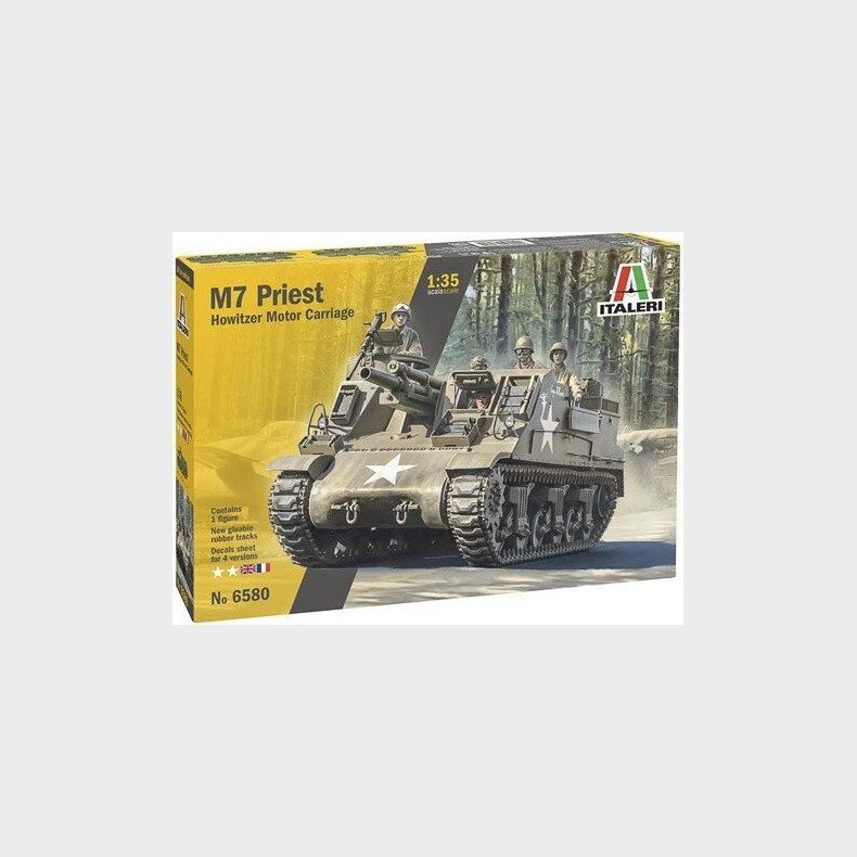 Italeri - M7 Priest Tank Byggest - 1:35 - 6580