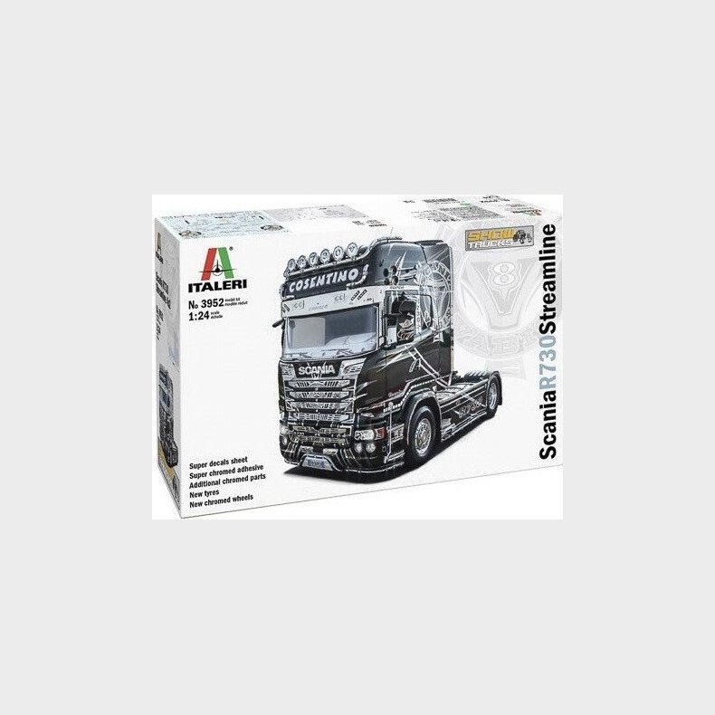 Italeri - Scania R730 Streamline Lastbil Byggest - 1:24 - 3952