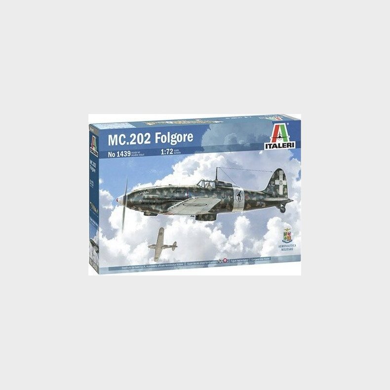 Italeri - Mc.202 Folgore Fly Byggest - 1:72 - 1439