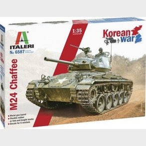Italeri - M24 Chaffee Tank Byggest - 1:35 - 6587