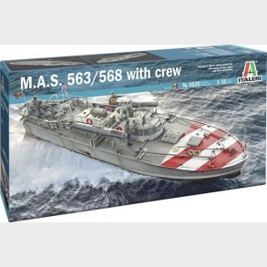 Italeri - M.a.s. 563/568 Skib Byggest Med Crew - 1:35 - 5626