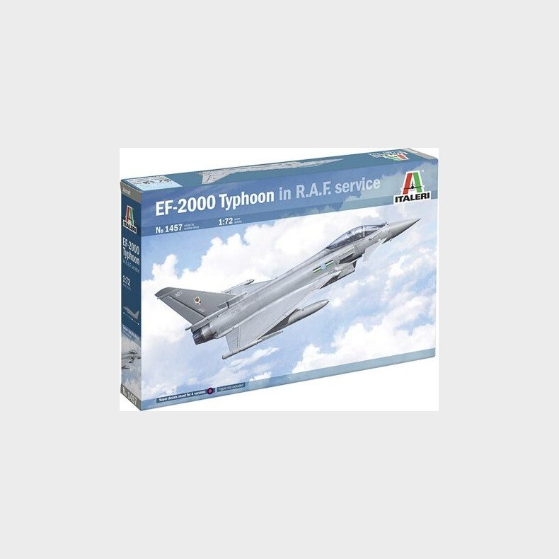 Italeri - Ef-2000 Typhoon Modelfly Byggest - 1:72 - 1457