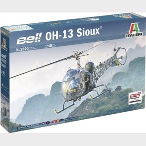 Italeri - Bell Oh-13 Helikopter Byggest - 1:48 - 2820
