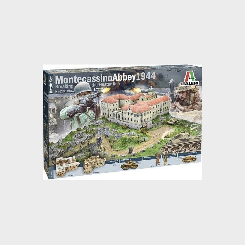 Italeri - Monte Cassino Abbey Battle 1944 Byggest - 1:72 - 6198