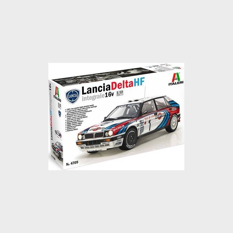 Italeri - Lancia Delta Hf Bil Byggest - 1:12 - 4709