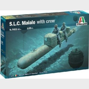 Italeri - S.l.c. Maiale Skib Byggest Med Crew - 1:35 - 5621