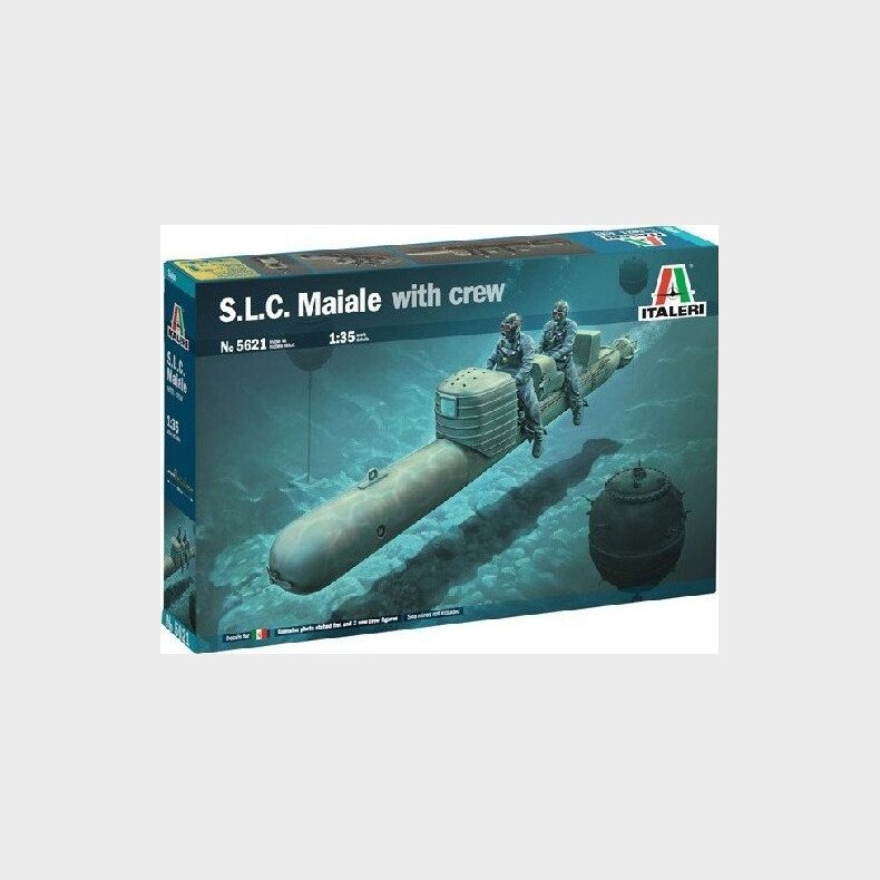 Italeri - S.l.c. Maiale Skib Byggest Med Crew - 1:35 - 5621