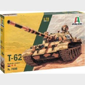 Italeri - T-62 Tank Byggest - 1:72 - 7006