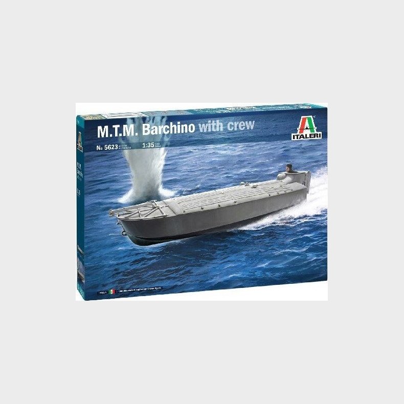 Italeri - M.t.m. Barchino Skib Byggest Med Crew - 1:35 - 5623