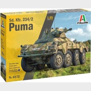Italeri - Sd.kfz. 234/2 Puma Tank Byggest - 1:35 - 6572