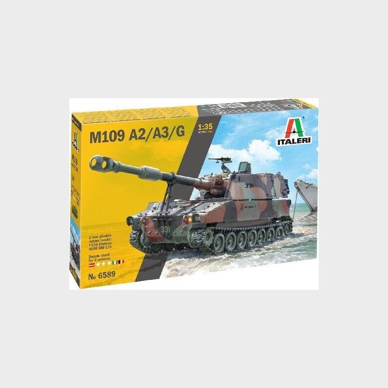 Italeri - M109 Tank Byggest - 1:35 - 6589