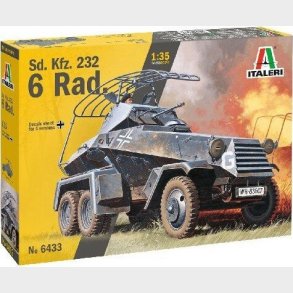 Italeri - Sd.kfz.232 6 Rad Lastbil Byggest - 1:35 - 6433