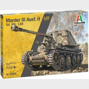 Italeri - Marder Iii Tank Byggest - 1:35 - 6566