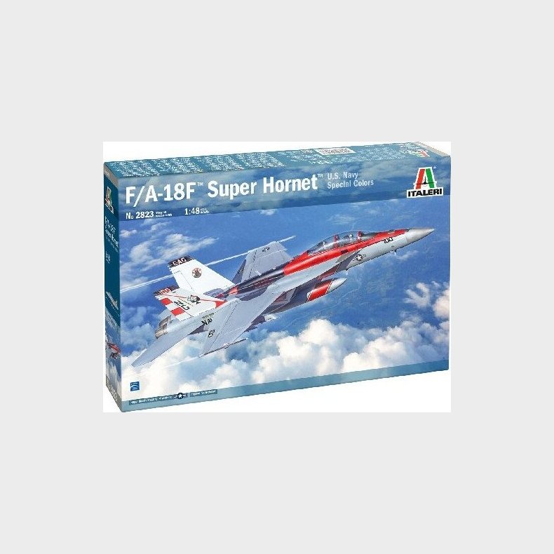 Italeri - F/a-18f Super Hornet Fly Byggest - U.s. Navy - 1:48 - 2823