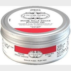 Charbonnel - Etching Ink - Tryksvrte - Ruby Red 200 Ml