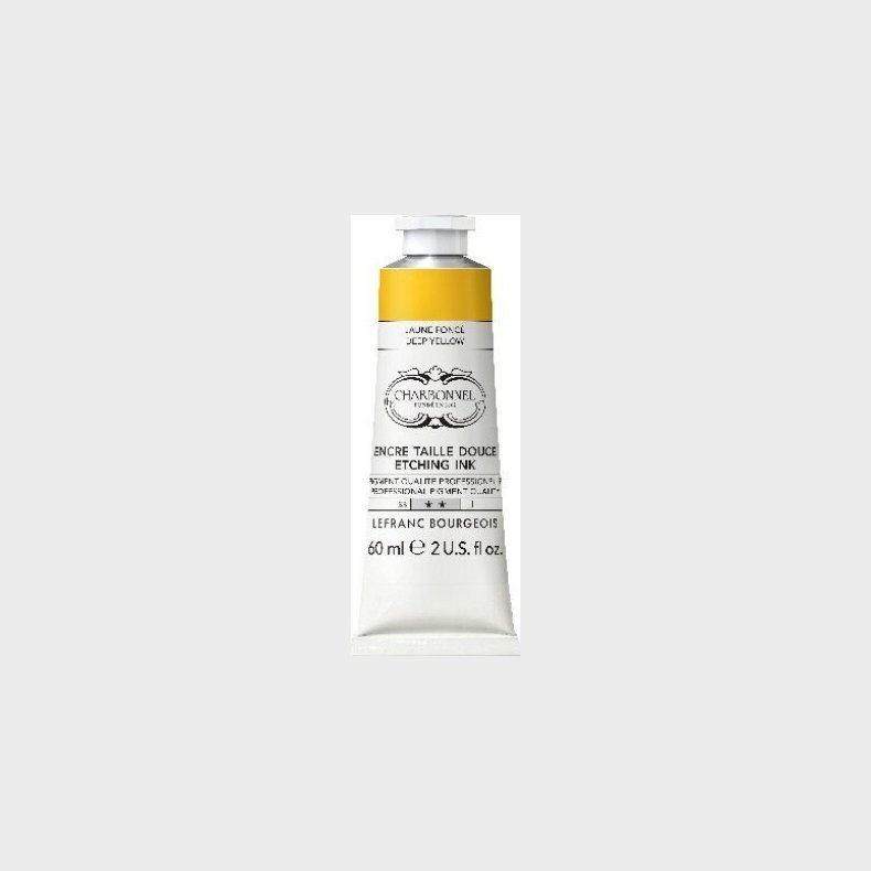 Charbonnel - Etching Ink - Tryksvrte - Deep Yellow 60 Ml