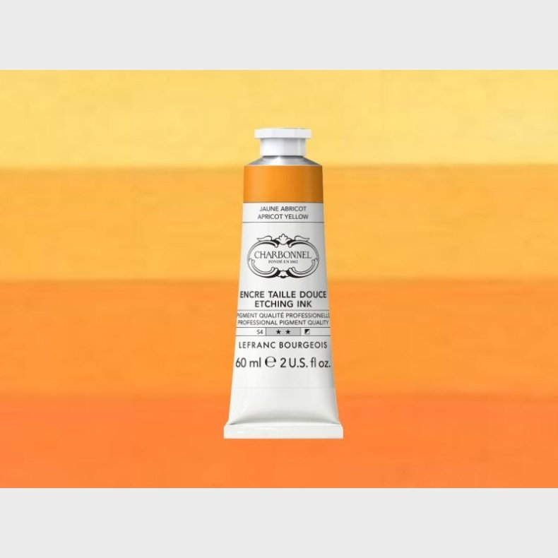 Charbonnel - Etching Ink - Tryksvrte - Apricot Yellow 60 Ml