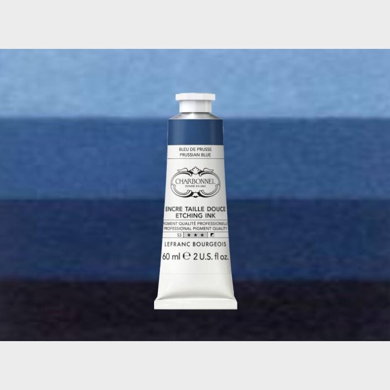 Charbonnel - Etching Ink - Tryksvrte - Prussian Blue 60 Ml