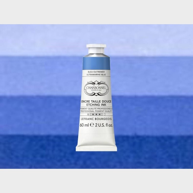 Charbonnel - Etching Ink - Tryksvrte - Ultramarine 60 Ml