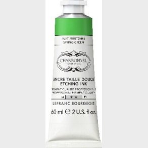 Charbonnel - Etching Ink - Tryksvrte - Spring Green 60 Ml