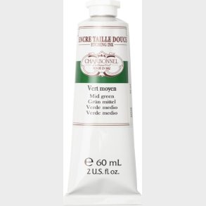 Charbonnel - Etching Ink - Tryksvrte - Medium Green 60 Ml