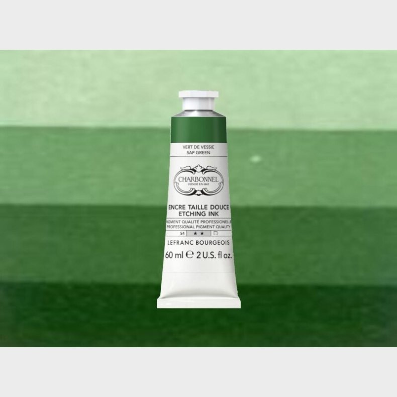 Charbonnel - Etching Ink - Tryksvrte - Sap Green 60 Ml