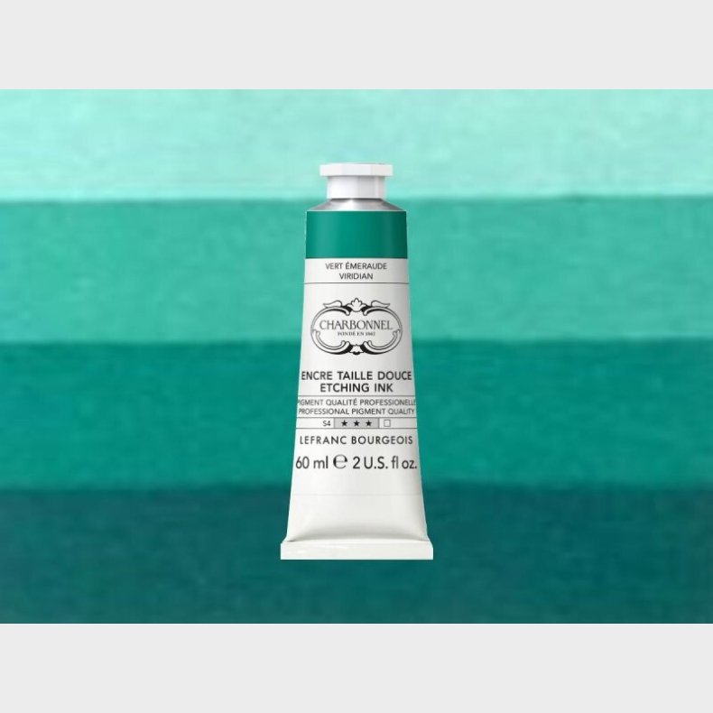 Charbonnel - Etching Ink - Tryksvrte - Emerald Green 60 Ml