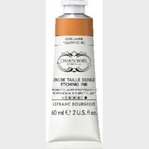 Charbonnel - Etching Ink - Tryksvrte - Yellow Ochre 60 Ml