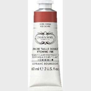 Charbonnel - Etching Ink - Tryksvrte - Red Ochre 60 Ml