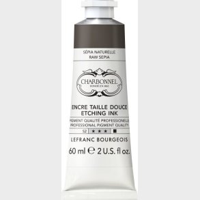 Charbonnel - Etching Ink - Tryksvrte - Raw Sepia 60 Ml