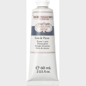Charbonnel - Etching Ink - Tryksvrte - Paynes Grey 60 Ml