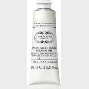 Charbonnel - Etching Ink - Tryksvrte - Transparent White Lake 60 Ml