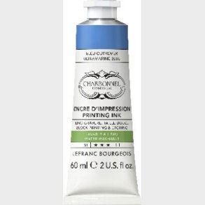 Charbonnel - Printing Ink Blk - Ultramarine 60 Ml