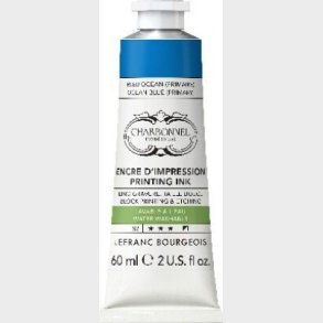 Charbonnel - Printing Ink - Ocean Blue Primary 60 Ml